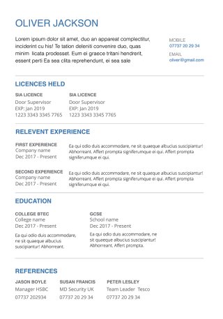 tesco cv