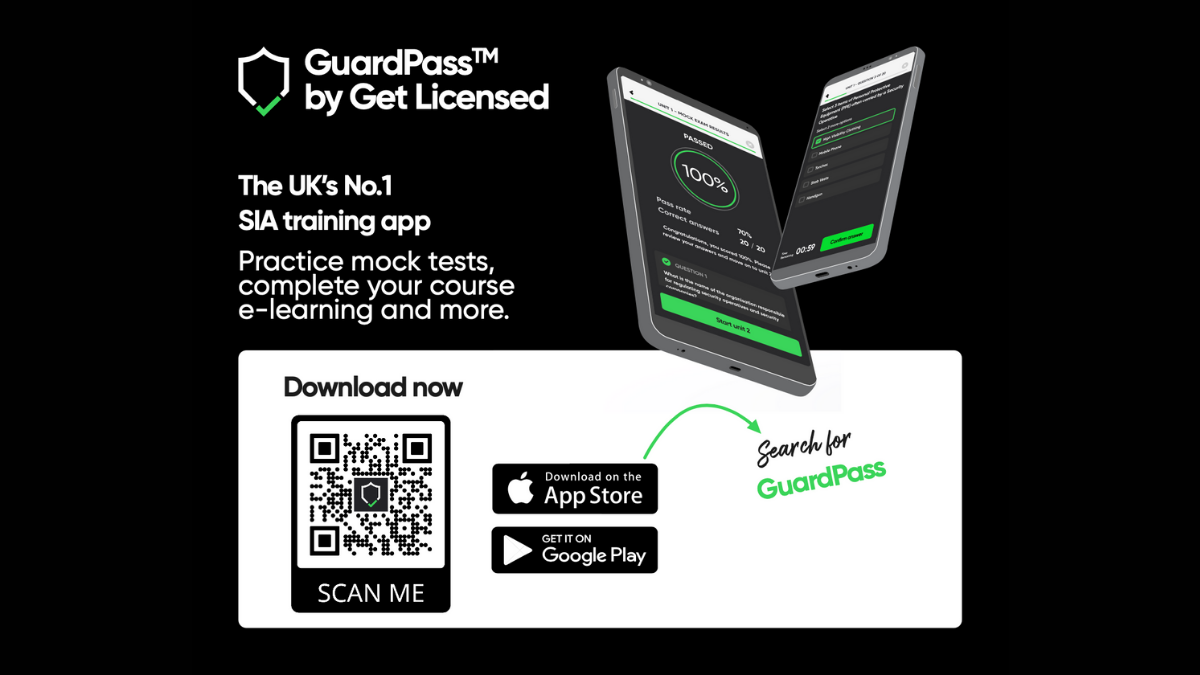 GuardPass from Get Licensed — The Ultimate SIA Training App