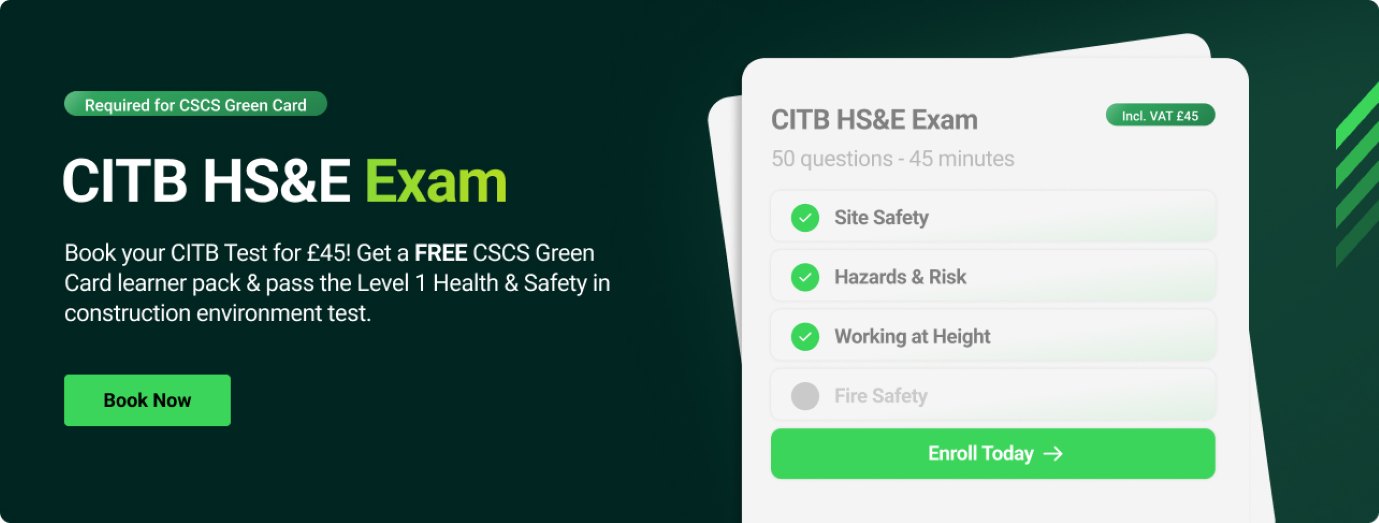 Book your CITB exam