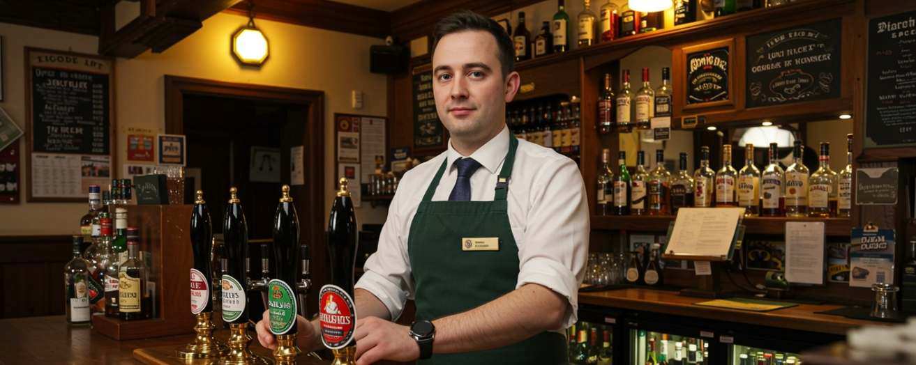 a DPS supervisor at a bar