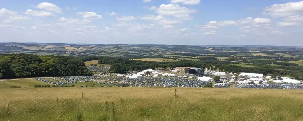 UK countryside where festivals are held