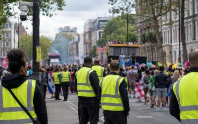 security event stewards at Notting Hill Carnival