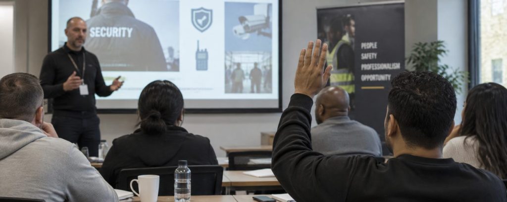an SIA training session