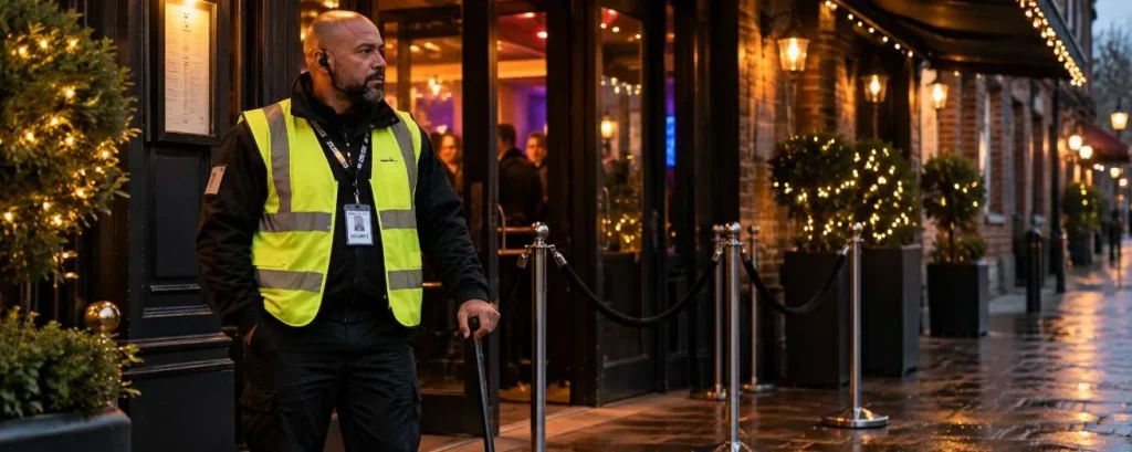 a security officer with a disability