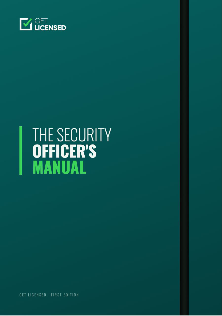 Security Officer's Manual cover